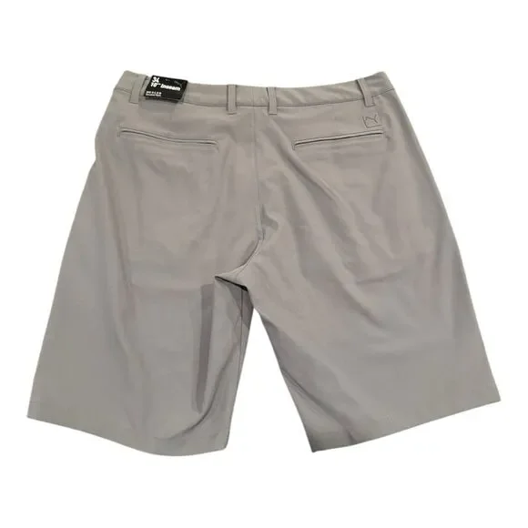PUMA Men’s Golf Shorts 34 Gray Stretch Waistband UPF 50+ Moisture Wicking - Picture 2 of 9